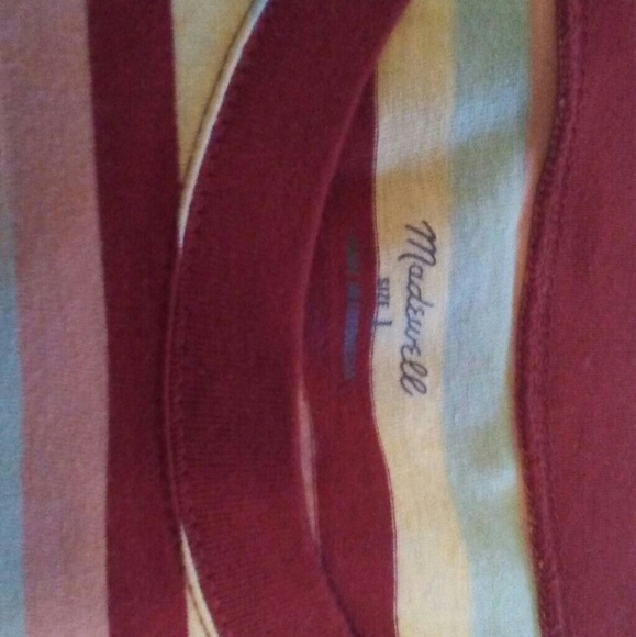 Madewell Stripe Cropped T-Shirt - Picture 4 of 7